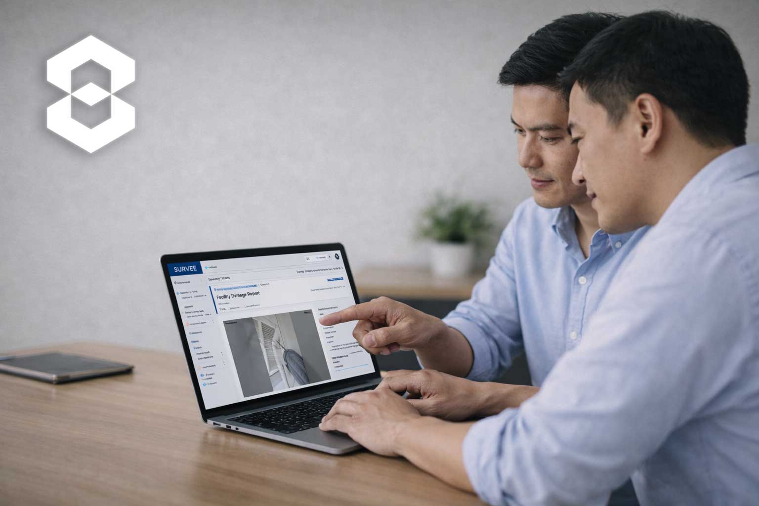 Managers reviewing field outcomes