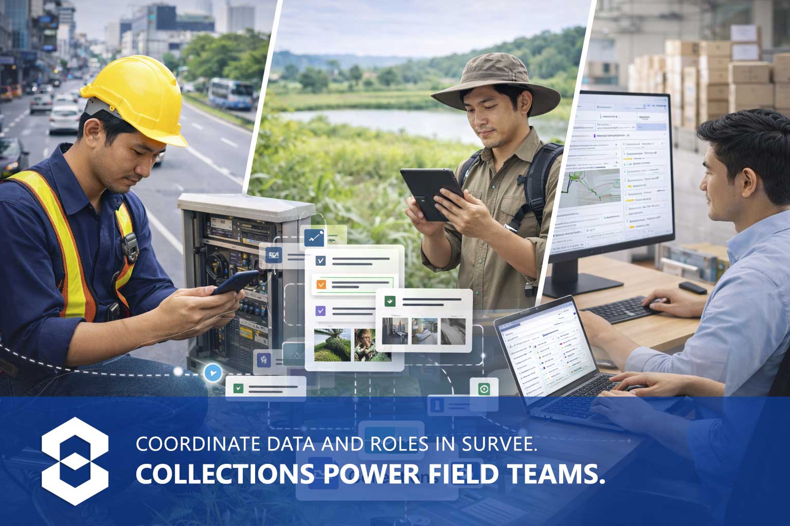 Collections are the control point for team-based field programs